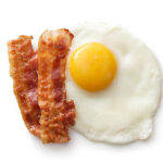 air fried bacon and eggs