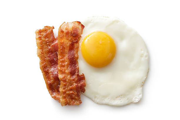 air fried bacon and eggs